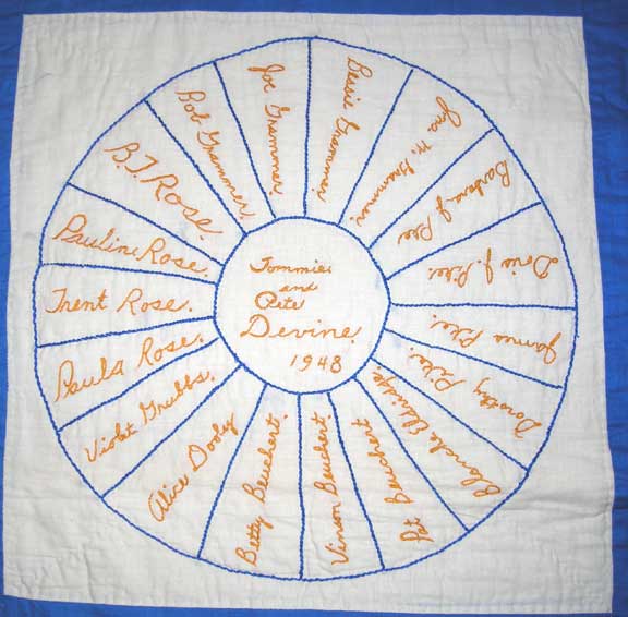 square 21 of the quilt