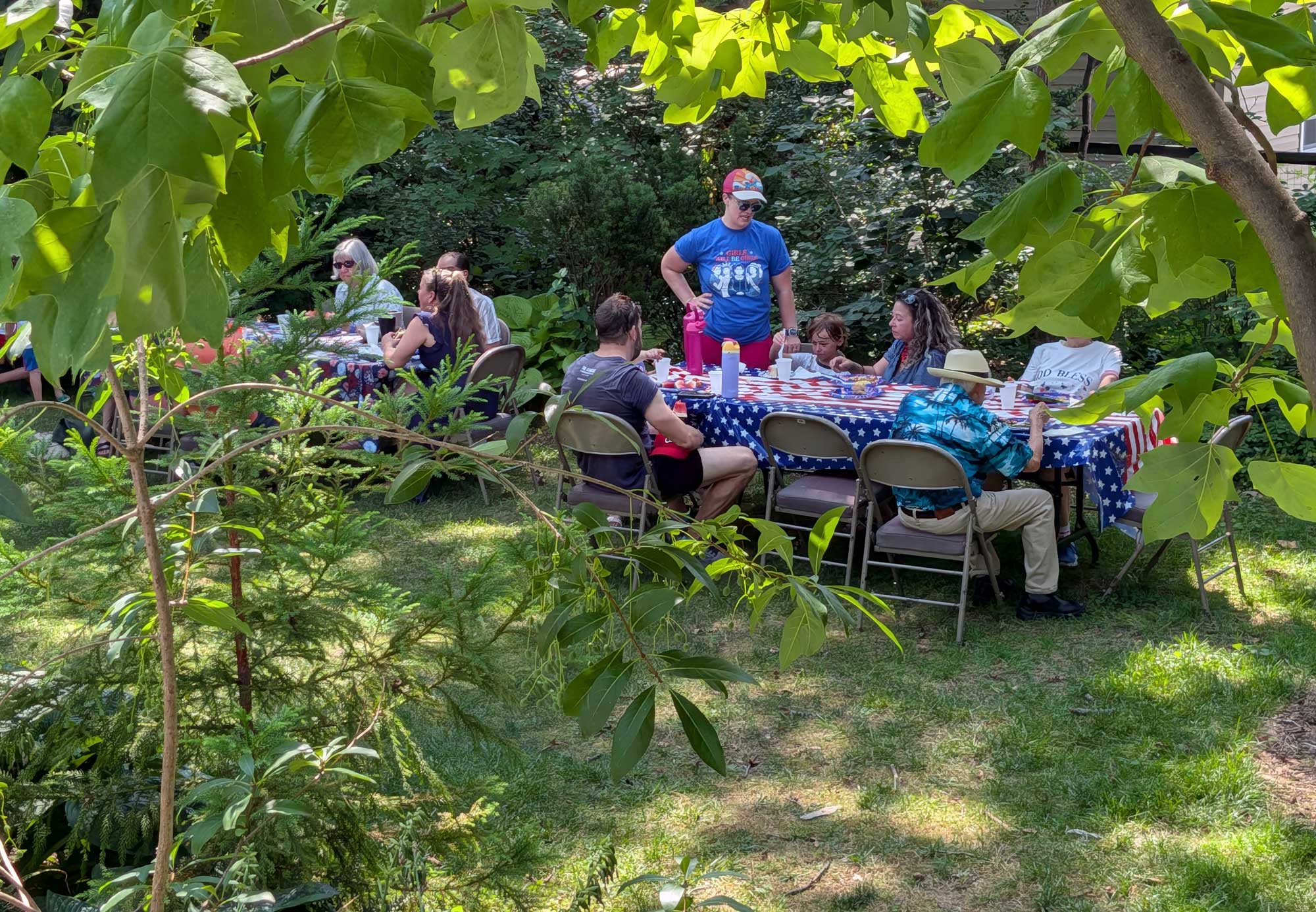 Backyard picnicers