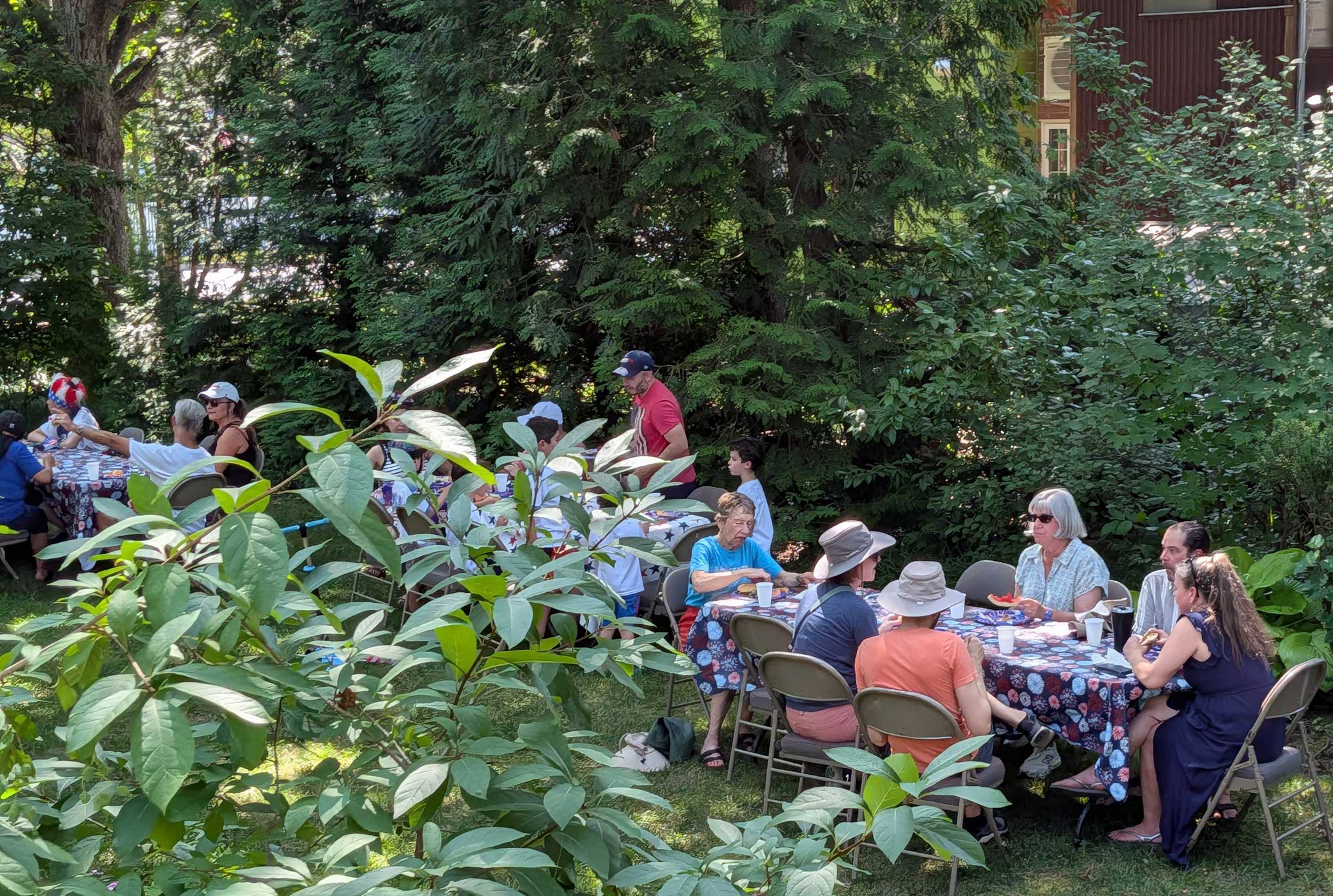 More backyard tables