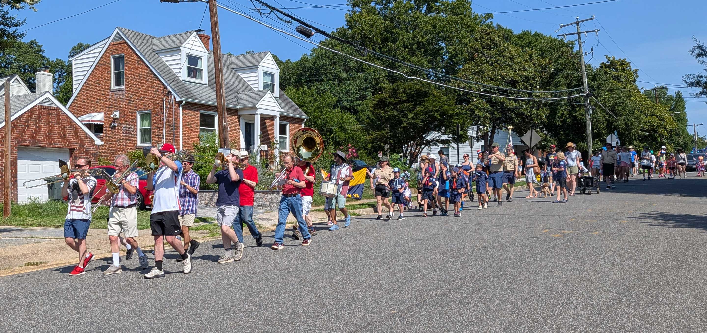 band and colorguard