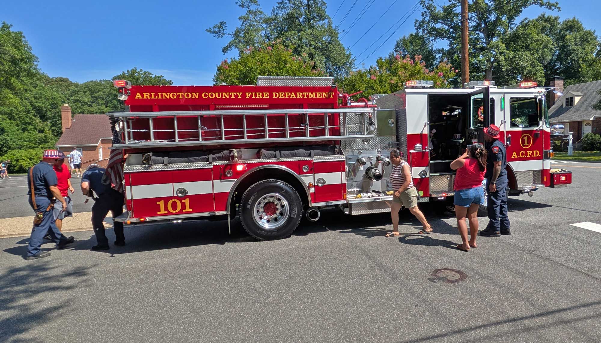 firetruck for photos