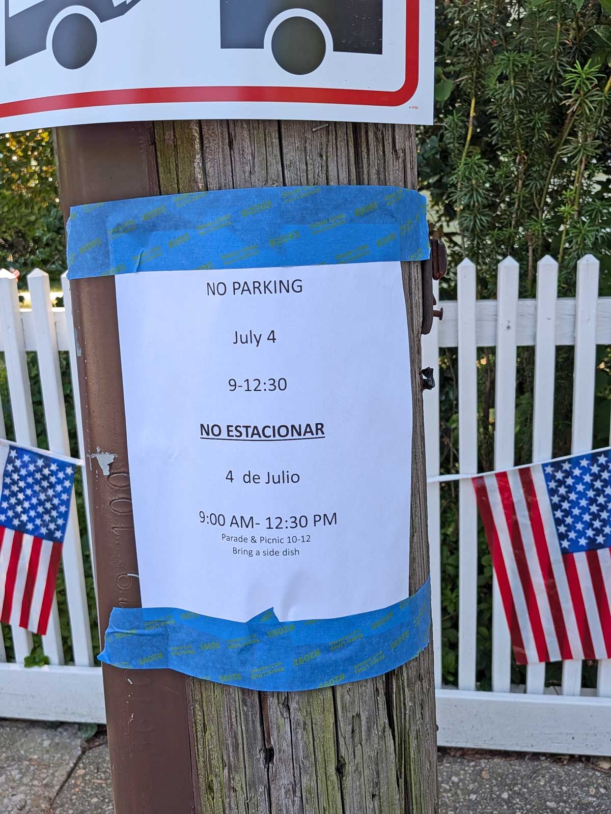 no parking sign
