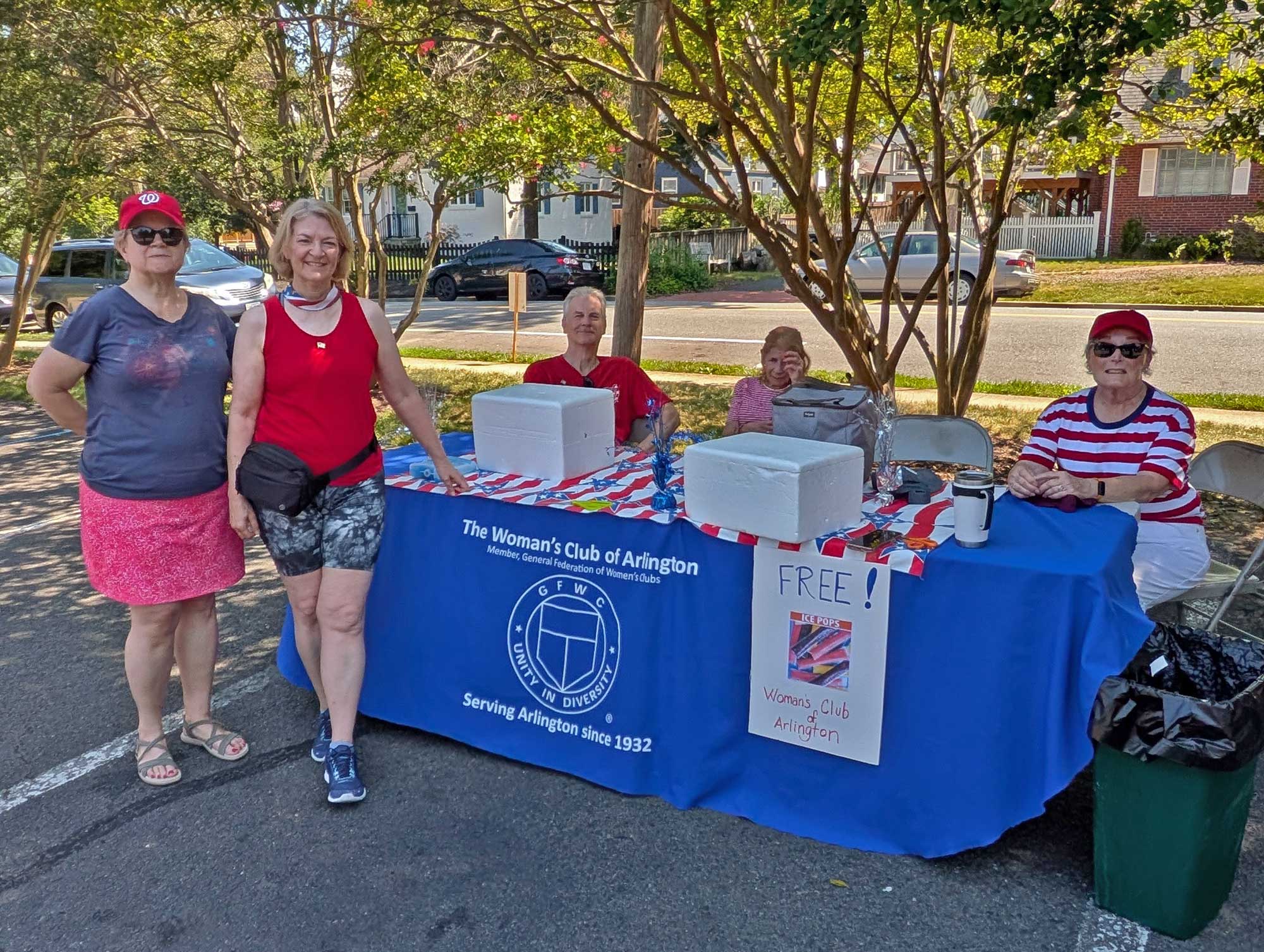 Woman's Club table
