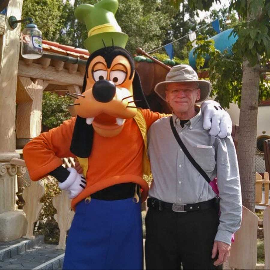 Randy Swart photo with Goofy